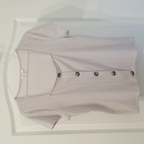 Candie's Tops - Candies Square Neck Short Sleeve Pull Over Top